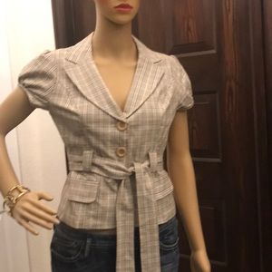 Jacket with belt size M